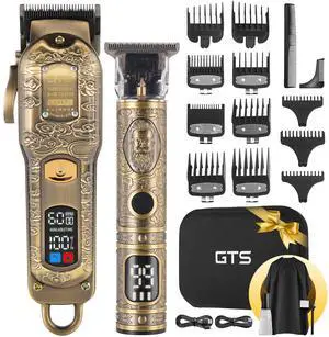 Hair Clippers for Men Cordless Barber Clippers with LCD Display, Precision Trimmer & Travel Case Gifts for Men Husband Father Hair Clippers for Men Cordless Barber Clippers with LCD Display, Precision Trimmer & Travel Case Gifts for Men Husband Father
