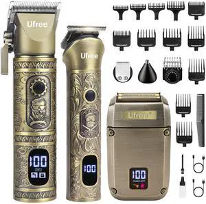 Hair Clippers for Men, Beard Trimmer, Foil Shaver 3-in-1 Grooming Kit Hair Clippers for Men, Beard Trimmer, Foil Shaver 3-in-1 Grooming Kit