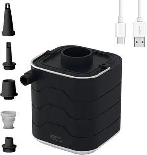 Air Pump for Inflatables, Portable Electric Air Pump with 1800 mAh Battery, 4X Quick Inflator & Deflator, 720 L/min Pump for Air Mattress, Pool Floats, Vacuum Storage Bags Air Pump for Inflatables, Portable Electric Air Pump with 1800 mAh Battery, 4X Quick Inflator & Deflator, 720 L/min Pump for Air Mattress, Pool Floats, Vacuum Storage Bags