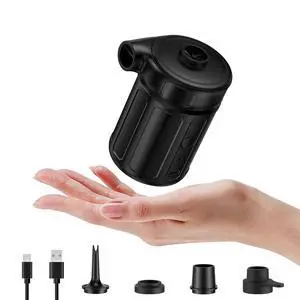 Portable Air Pump for Inflatables, Air Mattress Pump 6000mAh Rechargeable,2026 Upgraded Metal Blades,4 Air Nozzles,Inflate Deflate for Camping Gear Pool Floats Air Bed Portable Air Pump for Inflatables, Air Mattress Pump 6000mAh Rechargeable,2026 Upgraded Metal Blades,4 Air Nozzles,Inflate Deflate for Camping Gear Pool Floats Air Bed