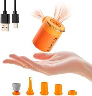 Qunature Portable Air Pump Tiny Pump 3.0 Orange Qunature Portable Air Pump Tiny Pump 3.0 Orange