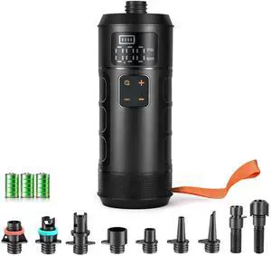 Compact Rechargeable SUP Pump, Lightweight Cordless Electric Paddle Board Pump, 12 PSI Portable Inflator with Auto Shut-Off for Stand Up Paddle Boards, Kayaks and Pool Floats Compact Rechargeable SUP Pump, Lightweight Cordless Electric Paddle Board Pump, 12 PSI Portable Inflator with Auto Shut-Off for Stand Up Paddle Boards, Kayaks and Pool Floats