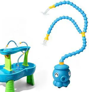 Rechargeable Water Table Pump with Huge Water Output Water Flow Rate up to 8L/min (2.11 GPM), Ideal Water Pump for Water Table, Long-Lasting Pump for Water Table, Octopus-Shaped Water GamesBlue Rechargeable Water Table Pump with Huge Water Output Water Flow Rate up to 8L/min (2.11 GPM), Ideal Water Pump for Water Table, Long-Lasting Pump for Water Table, Octopus-Shaped Water GamesBlue
