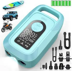 150PSI Paddle Board Electric Pump,Rechargeable 16000mAh SUP Pump with LED Light, Portable Air Pump Triple Stage Inflation & Deflation, Auto-Off for Stand Up Paddle Boards,Tent,Boat,Car,Bike 150PSI Paddle Board Electric Pump,Rechargeable 16000mAh SUP Pump with LED Light, Portable Air Pump Triple Stage Inflation & Deflation, Auto-Off for Stand Up Paddle Boards,Tent,Boat,Car,Bike