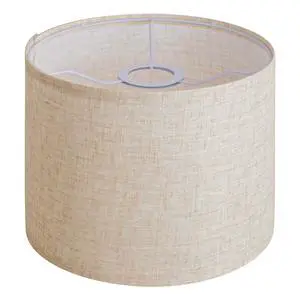 Beige Linen Small Drum Lampshade, 8.66" Top x 8.66" Bottom x 7.87" High Lamp Shade, Lamp Shade Replacement for Table and Floor Lamps, Pendant Light, Handcrafted Lampshade, Easy Assembly Beige Linen Small Drum Lampshade, 8.66" Top x 8.66" Bottom x 7.87" High Lamp Shade, Lamp Shade Replacement for Table and Floor Lamps, Pendant Light, Handcrafted Lampshade, Easy Assembly