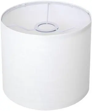 White Linen Small Drum Lampshade, 8.66" Top x 8.66" Bottom x 7.87" High Lamp Shade, Lamp Shade Replacement for Table and Floor Lamps, Pendant LightHandcrafted LampshadeEasy Assembly White Linen Small Drum Lampshade, 8.66" Top x 8.66" Bottom x 7.87" High Lamp Shade, Lamp Shade Replacement for Table and Floor Lamps, Pendant LightHandcrafted LampshadeEasy Assembly
