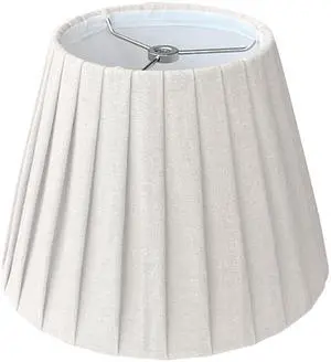 Small Lamp Shade, 6 x 10 x 7.5 inch Brown Pleated Bell Shade Small Lamp Shade, 6 x 10 x 7.5 inch Brown Pleated Bell Shade