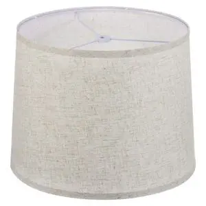 Lamp shades for Table Lamps 11.4" Top x 12.6" Bottom x 9.8" High Drum Lamp shades for Floor Lamps Medium Linen Lampshade Easy Assembly for Lamp Replacement, Beige Lamp shades for Table Lamps 11.4" Top x 12.6" Bottom x 9.8" High Drum Lamp shades for Floor Lamps Medium Linen Lampshade Easy Assembly for Lamp Replacement, Beige