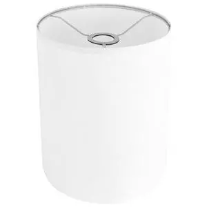 White Linen Tall Drum Lampshade, 10" Top x 10" Bottom x 13" High Lamp Shade, Lamp Shade Replacement for Table and Floor Lamps, Pendant Light, Handcrafted Lampshade, Easy Assembly White Linen Tall Drum Lampshade, 10" Top x 10" Bottom x 13" High Lamp Shade, Lamp Shade Replacement for Table and Floor Lamps, Pendant Light, Handcrafted Lampshade, Easy Assembly