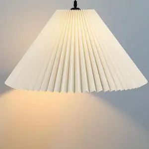 Pleated Lamp Shade for Arc/Arched Table Lamp/Floor Lamps Replacement Shade 5.9"Top X 16.5"Bottom X 11"High-Cream Pleated Lamp Shade for Arc/Arched Table Lamp/Floor Lamps Replacement Shade 5.9"Top X 16.5"Bottom X 11"High-Cream