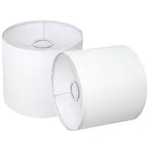 Small Lampshades Set of 2, White Linen Drum Lampshades, 8.66" Top x 8.66" Bottom x 7.87" High Lamp Shade, Lamp Shades Replacement for Table and Floor Lamps, Pendant Light, Handcrafted, Easy Assembly Small Lampshades Set of 2, White Linen Drum Lampshades, 8.66" Top x 8.66" Bottom x 7.87" High Lamp Shade, Lamp Shades Replacement for Table and Floor Lamps, Pendant Light, Handcrafted, Easy Assembly