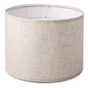 Lamp Shade for Table Lamps, Drum Lampshade for Floor Lamps, 13" Top X 13" Bottom X 10" High Large Lamp Shade, Beige Modern Fabric Lampshade, Easy Assembly Replacement Lamp Shade Spider Fitter Lamp Shade for Table Lamps, Drum Lampshade for Floor Lamps, 13" Top X 13" Bottom X 10" High Large Lamp Shade, Beige Modern Fabric Lampshade, Easy Assembly Replacement Lamp Shade Spider Fitter