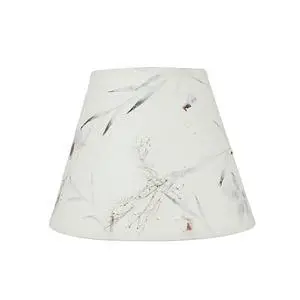 58902 Transitional Hardback Empire Shape UNO Construction Lamp Shade in Off White with Leaves and Petals in Paper, 9" Wide (5" x 9" x 7") 58902 Transitional Hardback Empire Shape UNO Construction Lamp Shade in Off White with Leaves and Petals in Paper, 9" Wide (5" x 9" x 7")