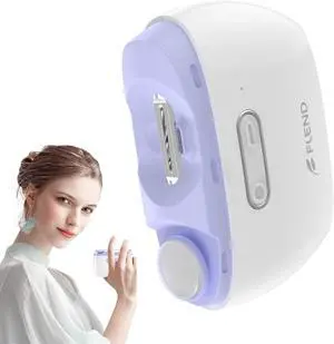 Electric Nail Clipper, Electric Nail Trimmer Suitable for Children, Adults, and Elderly, Automatic Nail Clipper with 2 Adjustable Speeds, Nail Clippers with LED Light and Chip Storage Box Electric Nail Clipper, Electric Nail Trimmer Suitable for Children, Adults, and Elderly, Automatic Nail Clipper with 2 Adjustable Speeds, Nail Clippers with LED Light and Chip Storage Box