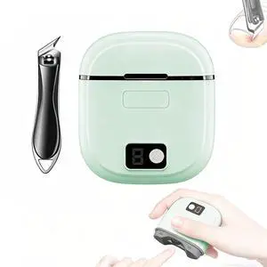 Electric Nail Clipper - 2026 Improved, Nail Clippers Set: 3-in-1 Automatic Nail Trimmer (with LED Light & Clip Storage) and a Oblique Nail Clippers, Safe and Easy to Use, Cares for Everyone's Nails Electric Nail Clipper - 2026 Improved, Nail Clippers Set: 3-in-1 Automatic Nail Trimmer (with LED Light & Clip Storage) and a Oblique Nail Clippers, Safe and Easy to Use, Cares for Everyone's Nails