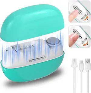 Electric Nail Clippers for Seniors & Adults, Automatic Nail Trimmer, Dual-Blade Design, Adjustable Blade Gap, 2-Speed Rechargeable, LED Light, Debris Storage & Polishing Head Electric Nail Clippers for Seniors & Adults, Automatic Nail Trimmer, Dual-Blade Design, Adjustable Blade Gap, 2-Speed Rechargeable, LED Light, Debris Storage & Polishing Head
