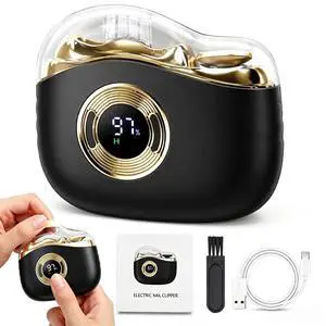 Electric Nail Clipper, Electric Nail Clippers for Seniors & Adults, Baby Electric Nail Trimmer with Clip Storage, USB Electric Automatic Nail Clipper for Fingernail(Black) Electric Nail Clipper, Electric Nail Clippers for Seniors & Adults, Baby Electric Nail Trimmer with Clip Storage, USB Electric Automatic Nail Clipper for Fingernail(Black)