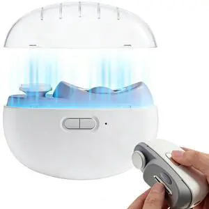 Electric Nail Clipper, Upgraded Electric Nail File with Adjustable Speeds, Automatic Nail Trimmer with LED Light & Storage, Safe for Baby Kids Adults Seniors, Gifts for Women Men Mom Senior Electric Nail Clipper, Upgraded Electric Nail File with Adjustable Speeds, Automatic Nail Trimmer with LED Light & Storage, Safe for Baby Kids Adults Seniors, Gifts for Women Men Mom Senior