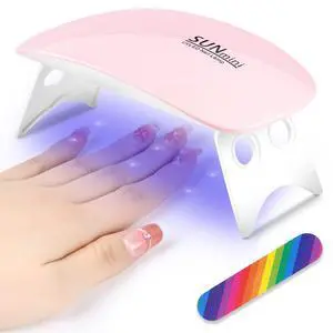 Mini Gel Nail Lamp, Portable Professional 6W UV LED Gel Nail Dryer with USB, Curing Lamp Professional Nail Art Tool Accessory for All Gel Nail Polish, Mother Gifts Mini Gel Nail Lamp, Portable Professional 6W UV LED Gel Nail Dryer with USB, Curing Lamp Professional Nail Art Tool Accessory for All Gel Nail Polish, Mother Gifts