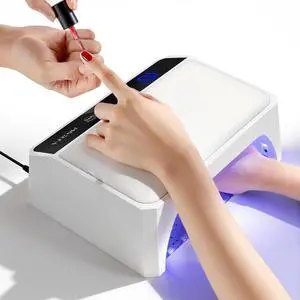 UV LED Nail Lamp, 120W UV Light for Gel Nails with Two-Hand Design UV LED Nail Lamp, 120W UV Light for Gel Nails with Two-Hand Design