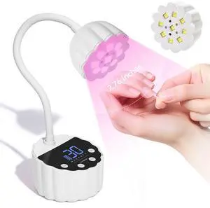 Gooseneck UV LED Nail Lamp Flash Cure Lamp Rechargeable 58mW/cm² Gooseneck UV LED Nail Lamp Flash Cure Lamp Rechargeable 58mW/cm²