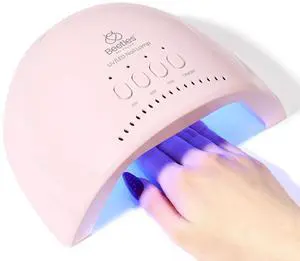 UV Nail Lamp with 3 Timer Smart Sensor UV Light for Nails Pink UV Nail Lamp with 3 Timer Smart Sensor UV Light for Nails Pink