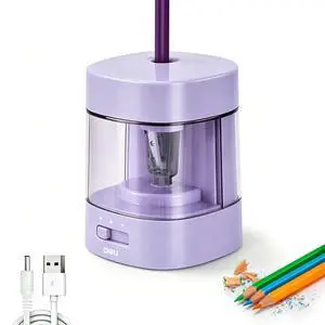 Electric Pencil Sharpener, Automatic Pencil Sharpeners, Purple Electric Pencil Sharpener, Automatic Pencil Sharpeners, Purple