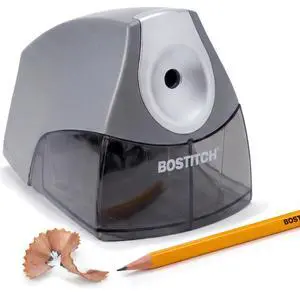 Office Personal Electric Pencil Sharpener, Powerful Stall-Free Motor, High Capacity Shavings Tray, Gray (EPS4-KTGRAY) Office Personal Electric Pencil Sharpener, Powerful Stall-Free Motor, High Capacity Shavings Tray, Gray (EPS4-KTGRAY)
