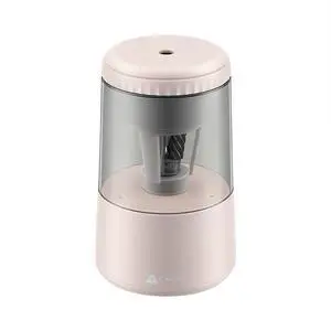 Electric Pencil Sharpener, Fully Automatic Sharpener with Auto in & Out, Rechargeable Battery Powered Sharpener for Colored Pencils, Heavy Duty Sharpener for Kids Classroom Office Home (Pink) Electric Pencil Sharpener, Fully Automatic Sharpener with Auto in & Out, Rechargeable Battery Powered Sharpener for Colored Pencils, Heavy Duty Sharpener for Kids Classroom Office Home (Pink)