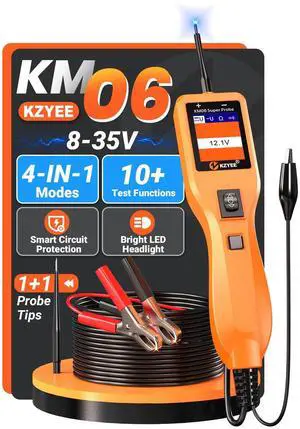 KM06 Automotive Power Circuit Probe Tester, 8-35V Diagnostic Tool KM06 Automotive Power Circuit Probe Tester, 8-35V Diagnostic Tool