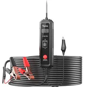 V100 PRO Power Circuit Probe Tester, 6V-30V DC Multifunctional Car Test Light Automotive with Component Activation, Voltage, Continuity Test, Overload Protection for Car SUV RV Motorcycle V100 PRO Power Circuit Probe Tester, 6V-30V DC Multifunctional Car Test Light Automotive with Component Activation, Voltage, Continuity Test, Overload Protection for Car SUV RV Motorcycle