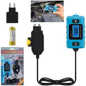 Car Fuse Tester,Automotive Circuit Tester(0.01A~19.99A) with Battery Car Fuse Tester,Automotive Circuit Tester(0.01A~19.99A) with Battery