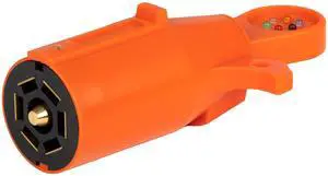 58272 7-Pin RV Blade Trailer Wiring Towing Vehicle Socket Tester, Orange 58272 7-Pin RV Blade Trailer Wiring Towing Vehicle Socket Tester, Orange