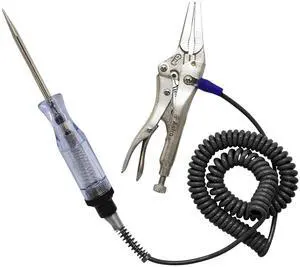 7762 Circuit Tester Light w/Locking Pliers Ground That Won't Rip Off 7762 Circuit Tester Light w/Locking Pliers Ground That Won't Rip Off