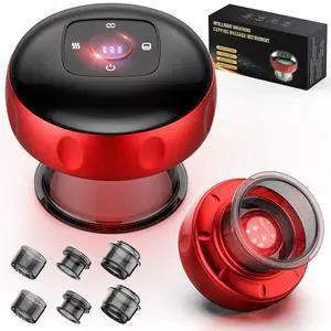 2 Pack Smart Cupping Therapy Massager with Red Light, 7-in-1 Electric Cupping Device, Dynamic Cupping Set with 12-Levels Suction & Heat, Cupping Machine for Pain Relief, Muscle Soreness, Aches, Knots 2 Pack Smart Cupping Therapy Massager with Red Light, 7-in-1 Electric Cupping Device, Dynamic Cupping Set with 12-Levels Suction & Heat, Cupping Machine for Pain Relief, Muscle Soreness, Aches, Knots