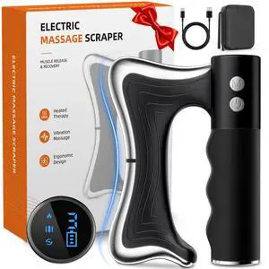 3-in-1 Heated Muscle Scraper Tool, Electric Muscle Massager with Vibration, 3-in-1 Heated Muscle Scraper Tool, Electric Muscle Massager with Vibration,