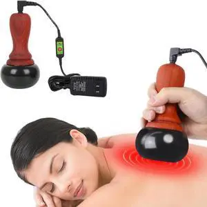 Hot Stones Massage Set with Warmer, Adjustable Temperature Bian Stone Electric Body Massager, Gua Sha Scraping Massager for Home SPA Relaxation Treatment Pain Relief Hot Stones Massage Set with Warmer, Adjustable Temperature Bian Stone Electric Body Massager, Gua Sha Scraping Massager for Home SPA Relaxation Treatment Pain Relief