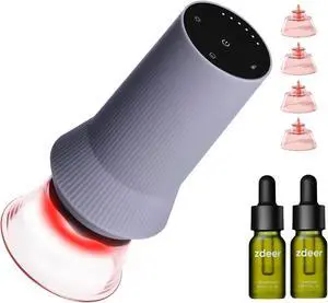 Cupping Set, Electric Cupping Kit for Massage Therapy, Lymphatic Drainage Massager with Heat, 6 Levels for Muscle Relaxation, 4 Cups + 2 * 10ml Essential Oil Cupping Set, Electric Cupping Kit for Massage Therapy, Lymphatic Drainage Massager with Heat, 6 Levels for Muscle Relaxation, 4 Cups + 2 * 10ml Essential Oil