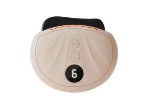 Electric Face Gua Sha Massager, Red Light with Heat and Vibration, 9 Levels, Shell Shade with Jade Stone, Portable and Rechargeable (Skin) Electric Face Gua Sha Massager, Red Light with Heat and Vibration, 9 Levels, Shell Shade with Jade Stone, Portable and Rechargeable (Skin)