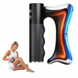 Heated Muscle Scraper Tool, Electric Fascia Massager with Vibration & Heat, Multifunctional Body Gua Sha Tool for Deep Muscle Soothing & Full Body Relaxation Heated Muscle Scraper Tool, Electric Fascia Massager with Vibration & Heat, Multifunctional Body Gua Sha Tool for Deep Muscle Soothing & Full Body Relaxation