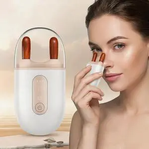 Electric Natural Bian Stone Eye & Nose Massager, 3-Level Heated Face Lifting Tool with 45-55 Adjustable Temperature, Ergonomic Handheld Gua Sha for V-Shaped Jawline, Eye Corner Lifting, Nose lifter Electric Natural Bian Stone Eye & Nose Massager, 3-Level Heated Face Lifting Tool with 45-55 Adjustable Temperature, Ergonomic Handheld Gua Sha for V-Shaped Jawline, Eye Corner Lifting, Nose lifter