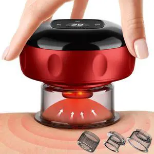 1 Pack Cupping Set, 7-in-1 Smart Cupping Therapy Massager. Red Light Cupping Therapy Set with 2 Modes for Targeted Muscle Soreness,Tighter Skin,Cupping Kit with 12 Levels Suction and Heat and Gua Sha 1 Pack Cupping Set, 7-in-1 Smart Cupping Therapy Massager. Red Light Cupping Therapy Set with 2 Modes for Targeted Muscle Soreness,Tighter Skin,Cupping Kit with 12 Levels Suction and Heat and Gua Sha