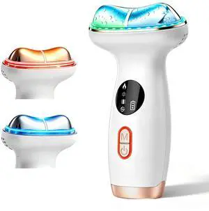 7-in-1 LED therapy Microcurrent Facial Device, Red Light Gua Sha Massager with Hot & Cold for Skin Care 7-in-1 LED therapy Microcurrent Facial Device, Red Light Gua Sha Massager with Hot & Cold for Skin Care