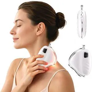 LINKFCARE Heated Muscle Scraper Tool with Heat, Light, Vibration, 4 Modes LINKFCARE Heated Muscle Scraper Tool with Heat, Light, Vibration, 4 Modes