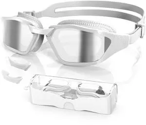 Swim Goggles Adult Anti Fog&UV No Leak Wide View Swimming Goggles Swim Goggles Adult Anti Fog&UV No Leak Wide View Swimming Goggles