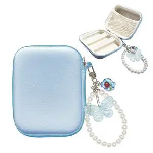 Digital Camera Case,suitable for camera case small such as CAMKORY/KODAK PIXPRO FZ45/FZ55/Canon PowerShot ELPH/HS,Leica,etc.Compact digital camera bag, can also store such as SD cards (Blue) Digital Camera Case,suitable for camera case small such as CAMKORY/KODAK PIXPRO FZ45/FZ55/Canon PowerShot ELPH/HS,Leica,etc.Compact digital camera bag, can also store such as SD cards (Blue)