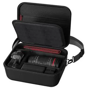 Hard Shell Digital Camera Case for Canon Rebel T7 -Black Hard Shell Digital Camera Case for Canon Rebel T7 -Black
