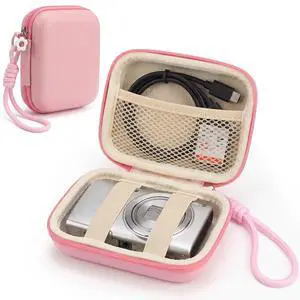 Digital Camera Case, Carrying Case for FZ55 / FZ45, Protective EVA Shell Camera Bag for CAMKORY, Canon PowerShot ELPH 180/IXUS, Accessories Holder for Cable, Memory Card, Card Reader Digital Camera Case, Carrying Case for FZ55 / FZ45, Protective EVA Shell Camera Bag for CAMKORY, Canon PowerShot ELPH 180/IXUS, Accessories Holder for Cable, Memory Card, Card Reader