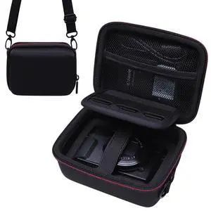 Camera Case Bag Compatible with Canon PowerShot G7 X Mark III, Mark II, SX740 HS, Sony ZV-1, KODAK PIXPRO WPZ2 Digital 4K Vlogging Camera, Point and Shoot 4K Video Camera Bag, Black (Case Only) Camera Case Bag Compatible with Canon PowerShot G7 X Mark III, Mark II, SX740 HS, Sony ZV-1, KODAK PIXPRO WPZ2 Digital 4K Vlogging Camera, Point and Shoot 4K Video Camera Bag, Black (Case Only)