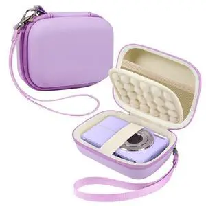 Hard EVA Camera Case for Kids Digital Point&Shoot Camera-Purple Hard EVA Camera Case for Kids Digital Point&Shoot Camera-Purple